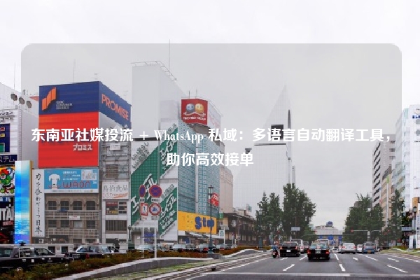 东南亚社媒投流 + WhatsApp 私域:多语言自动翻译工具,助你高效接单